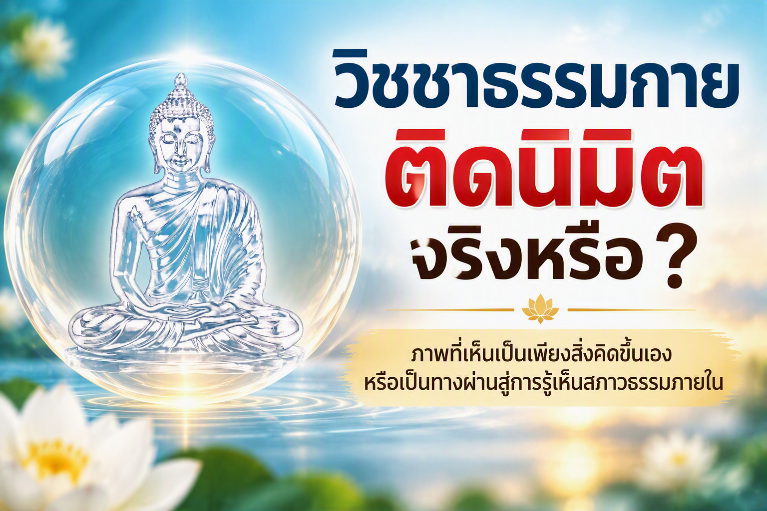 วิชชาธรรมกายติดนิมิตจริงหรือ และนิมิตที่เห็นคิดขึ้นเองหรือไม่